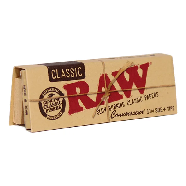 Raw - Paper - Connoisseur Classic Single Wide with Tips