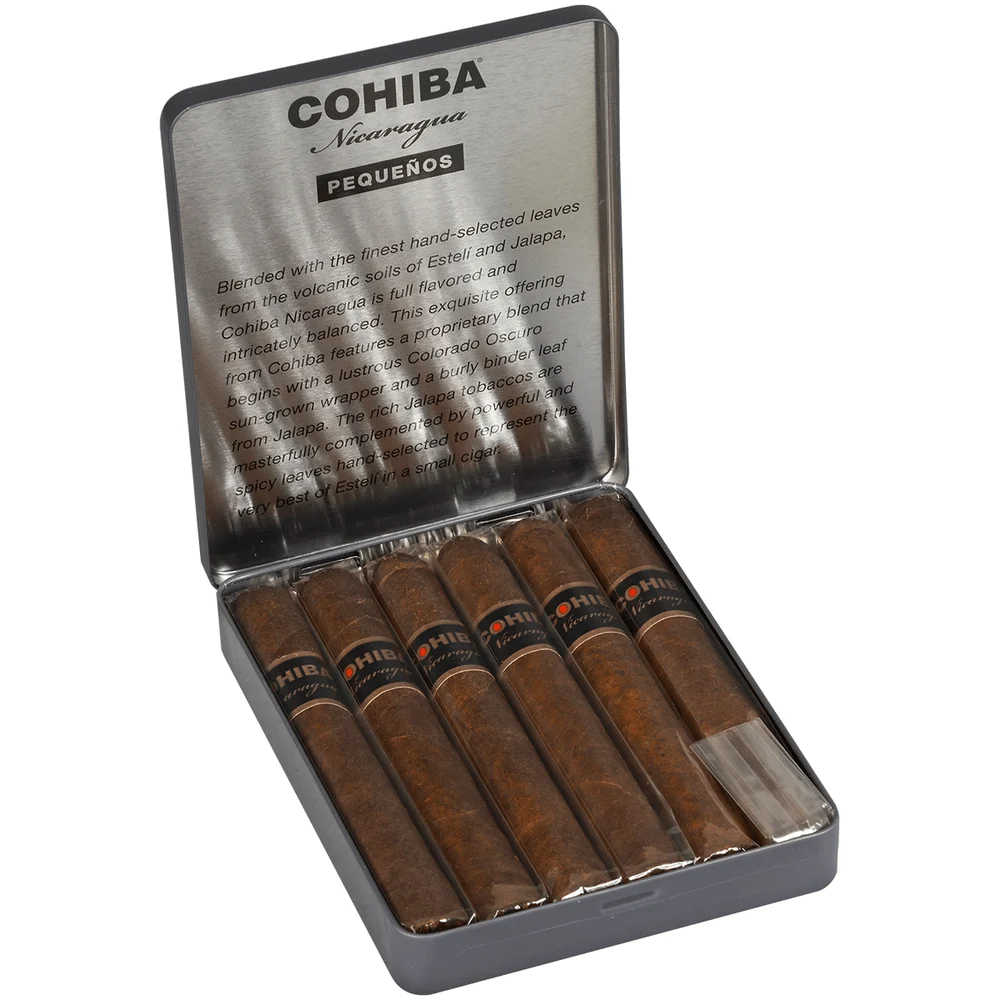 Cohiba Cohiba Nicaragua — Pequeños · 4³⁄₁₆ x 36 · 5 Tins of 6