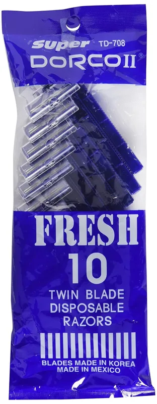 Super Dorco Fresh - Twin Blade Disposable Razors