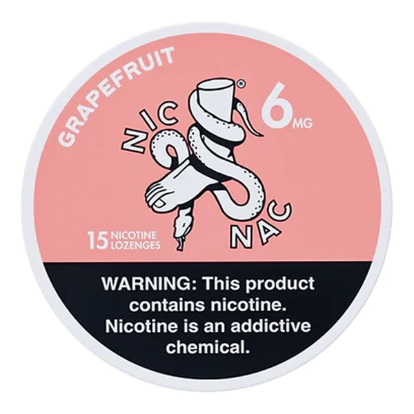 Nic Nac Natural Mints - 15ct Grapefruit 6mg