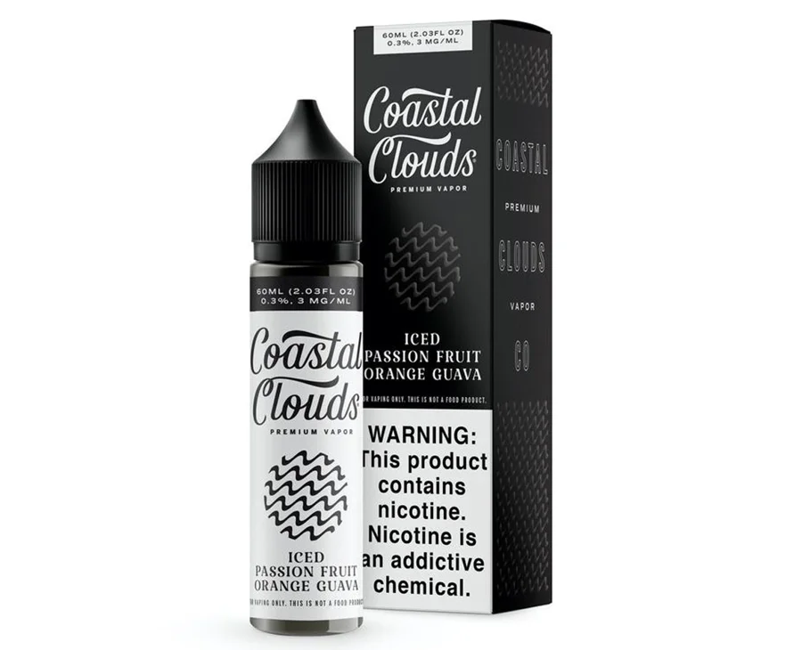 Coastal Clouds Iced 60mL — Iced Passion Fruit Orange Guava