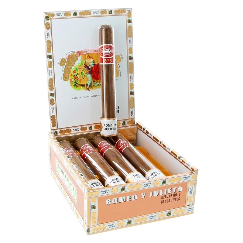 Romeo Y Julieta - Deluxe 2 Glass Tubes 10 Cigars
