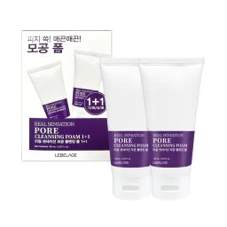 LEBELAGE - Real Sensation Pore Cleansing Foam 1+1