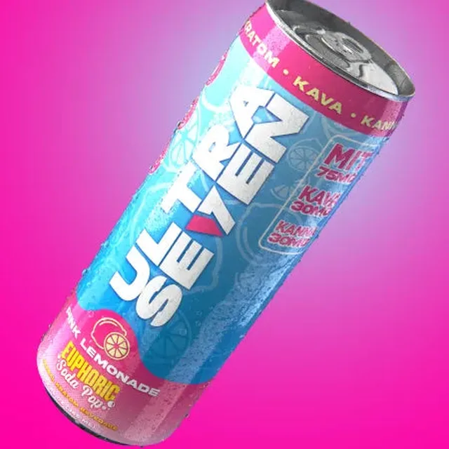 Ultra Seven - Euphoric Soda Pop 12pk - Pink Lemonade