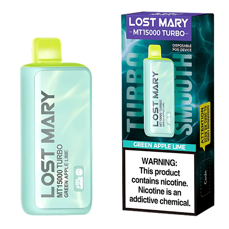 Lost Mary MT15000 Turbo - Green Apple Lime