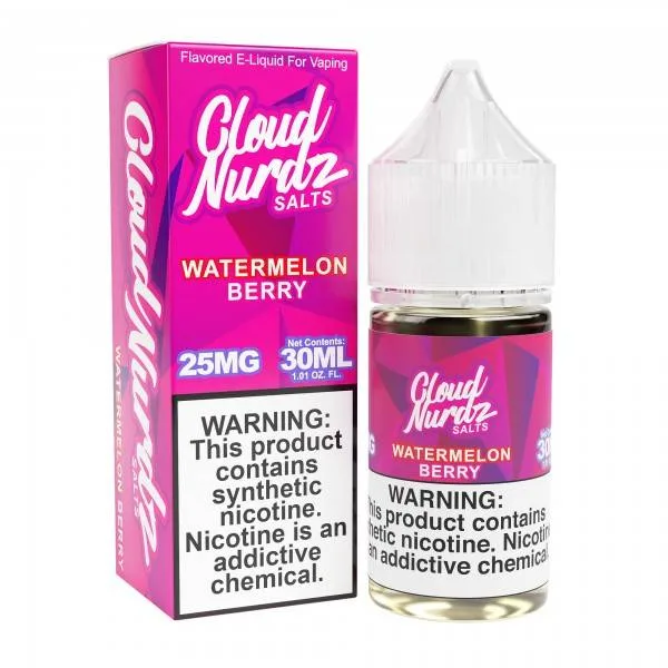 Cloud Nurdz 30ml - Watermelon Berry 25mg