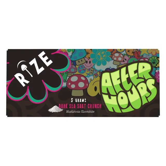 RIZE x After Hours Mushroom Bar - Dark Sea Salt Crunch 5G (BOX)