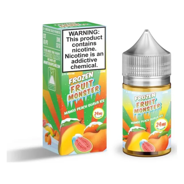 Monster Vape Labs 30mL - Frozen Fruit Monster Mango Peach Guava Ice 24mg