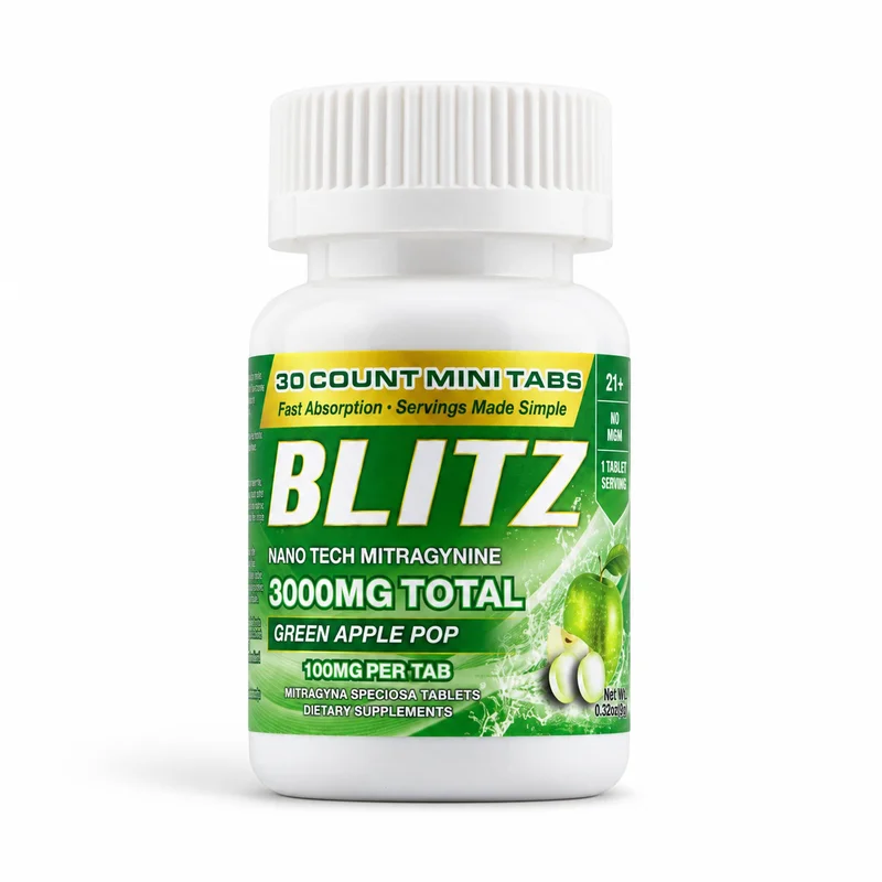 Blitz Nano Tech 100mg 30ct - Green Apple Pop