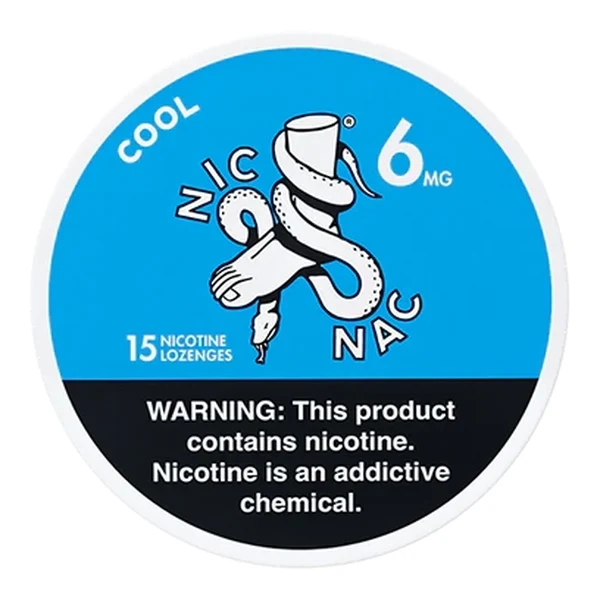 Nic Nac Natural Mints - 15ct Cool 6mg