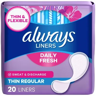 Always - Thin Panty Liners Regular - 20ct