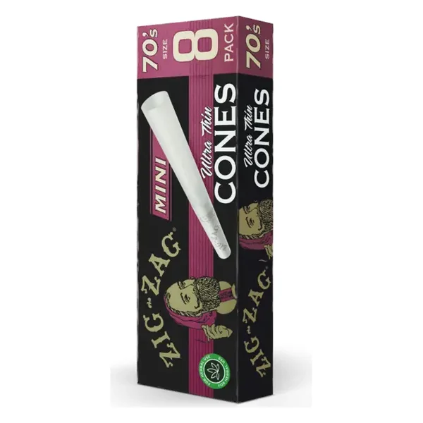 Zig-Zag Cones Mini Cones (70mm) — Ultra Thin 70mm Mini Cones