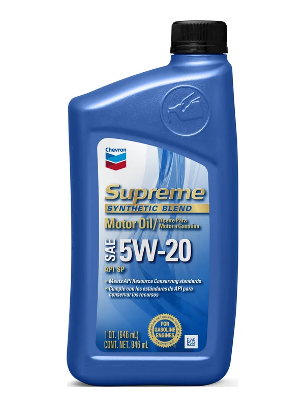 Chevron Supreme Supreme SynBlend · 1 qt — 5W-20