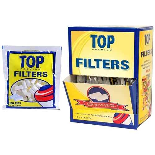 TOP 15mm Filter Tips - 100ct