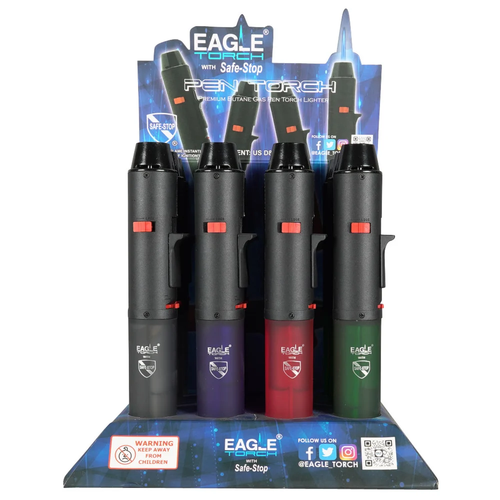 Eagle Torch Eagle 7" Pen Torches · 12 per display — PT132P · Pen Torch