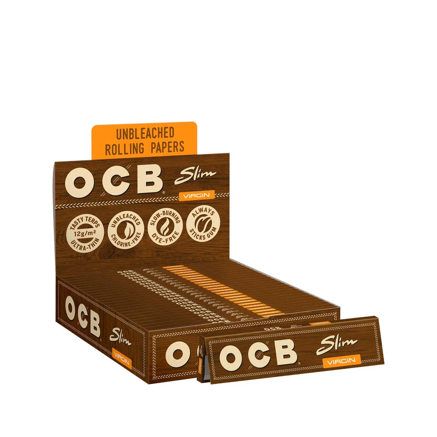 OCB Gravity Feed 24ct -Unbleached-King Size