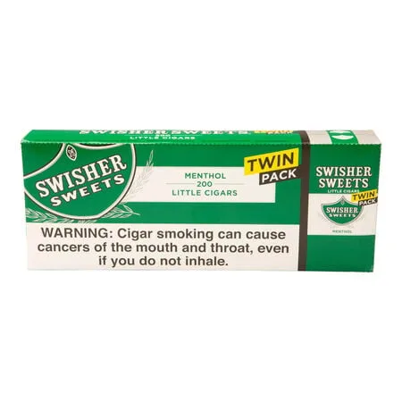 Swisher Sweets Twin Pack Little Cigars - Menthol