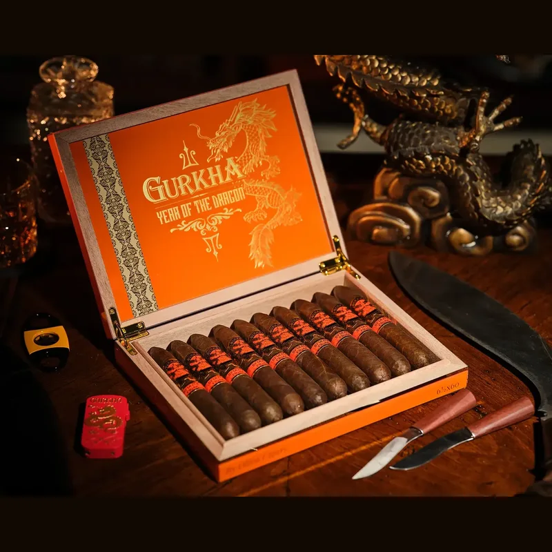 Gurkha - Year Of The Dragon By Oliva - 10 Cigars