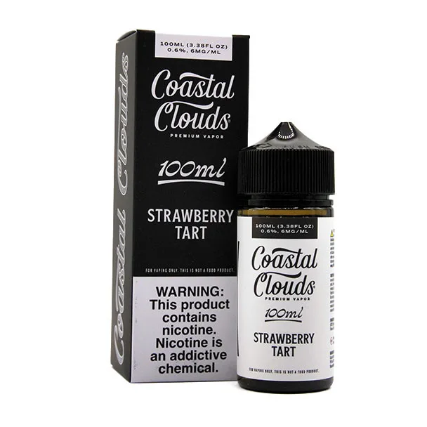 Coastal Clouds 100mL - Strawberry Tart 6mg