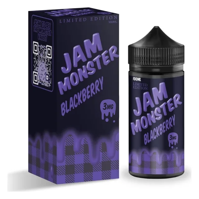 Monster Vape Labs 100mL - Custard Monster Blackberry 3mg