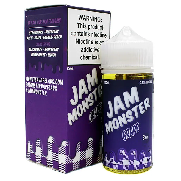Monster Vape Labs 100mL - Jam Monster Grape 6mg