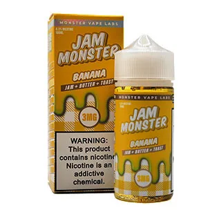 Monster Vape Labs 100mL - Jam Monster Banana 3mg