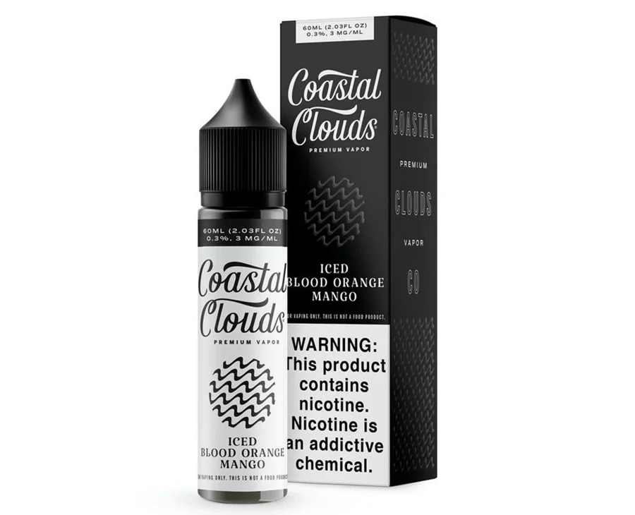 Coastal Clouds 60mL - ICED Blood Orange Mango 0mg