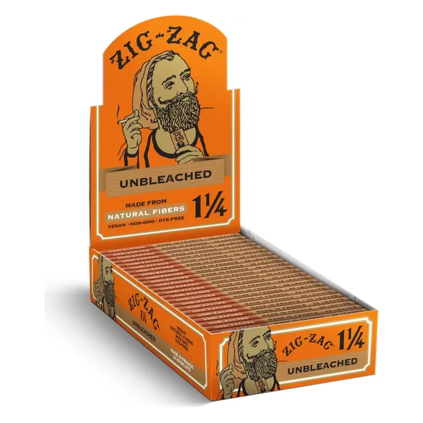 Zig Zag Cigarette Papers - Unbleached 1 1/4