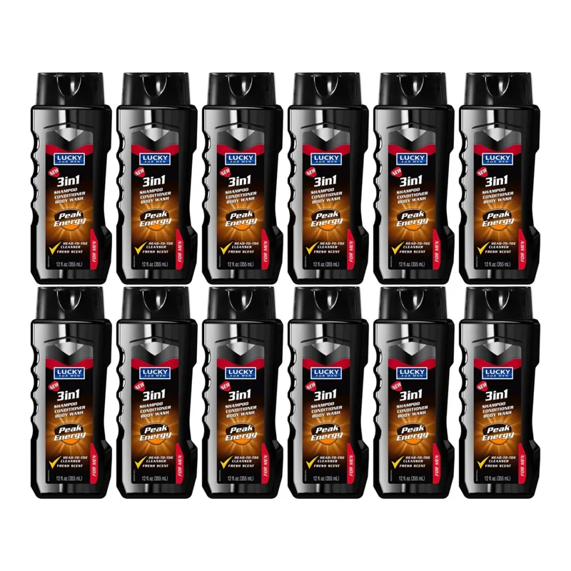 Lucky Body Wash For Men - Peak Energy 12oz