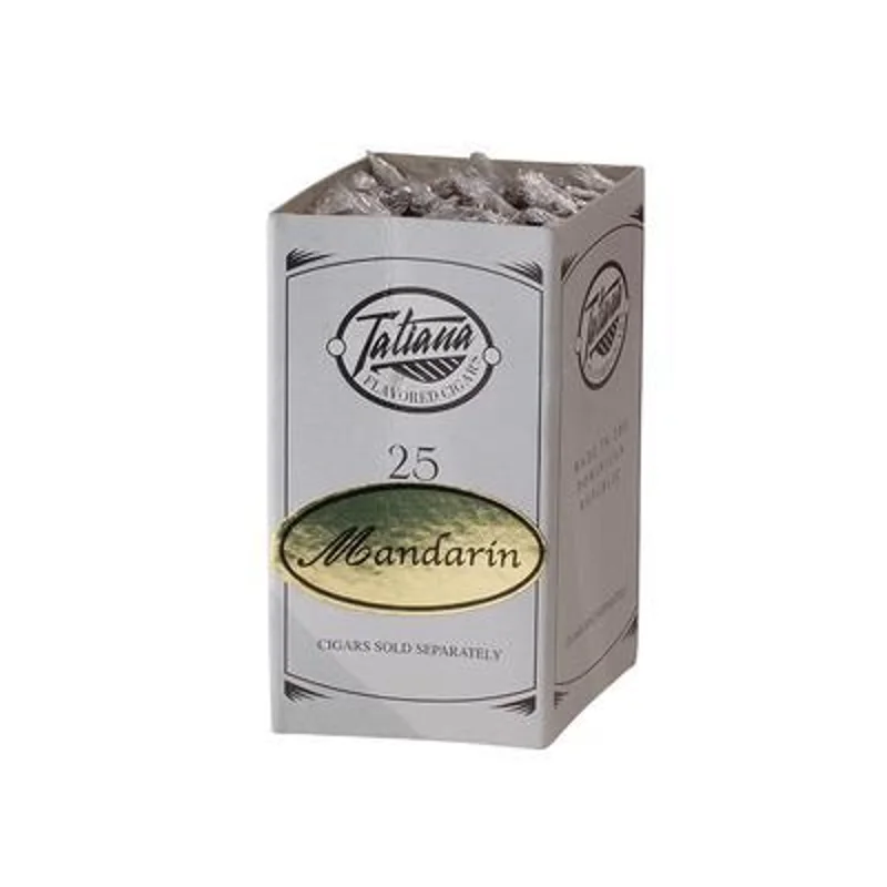 Tatiana Mini · Box of 25 — Mandarin