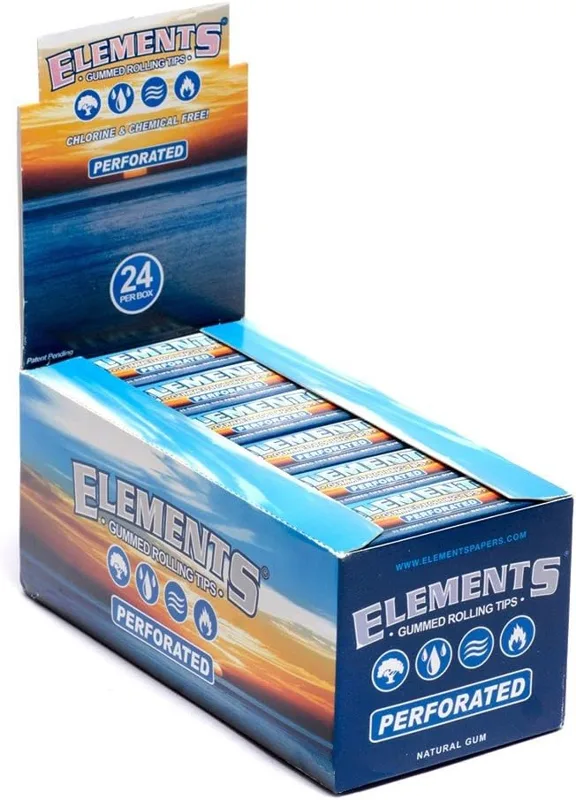 Elements - Gummed Tips Perforated 24
