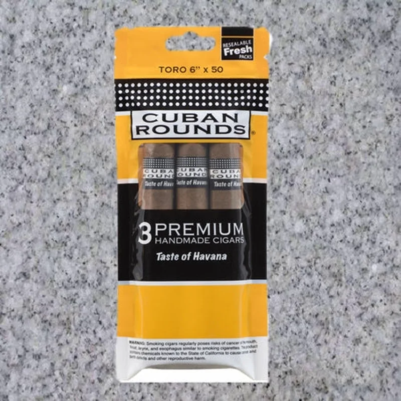 Cuban Rounds - Toro Natural Resealable Fresh Packs 24 Cigars