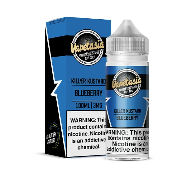 Vapetasia 100ml - Killer Kustard Blueberry 3mg