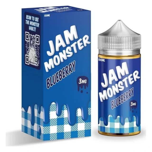 Monster Vape Labs 100mL - Jam Monster Blueberry 3mg