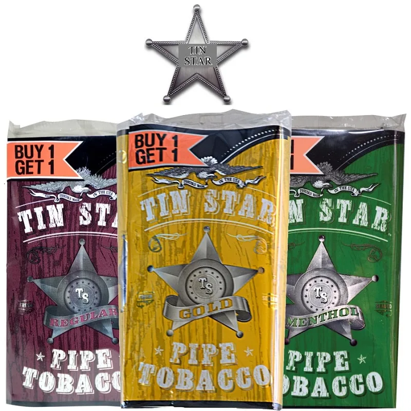 Tin Star Pouch B1G1 0.7oz 6ct - Gold