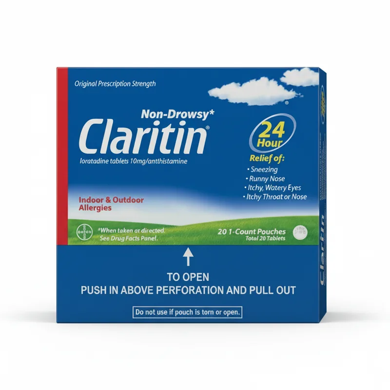 Claritin Non-Drowsy - 20 Pouches