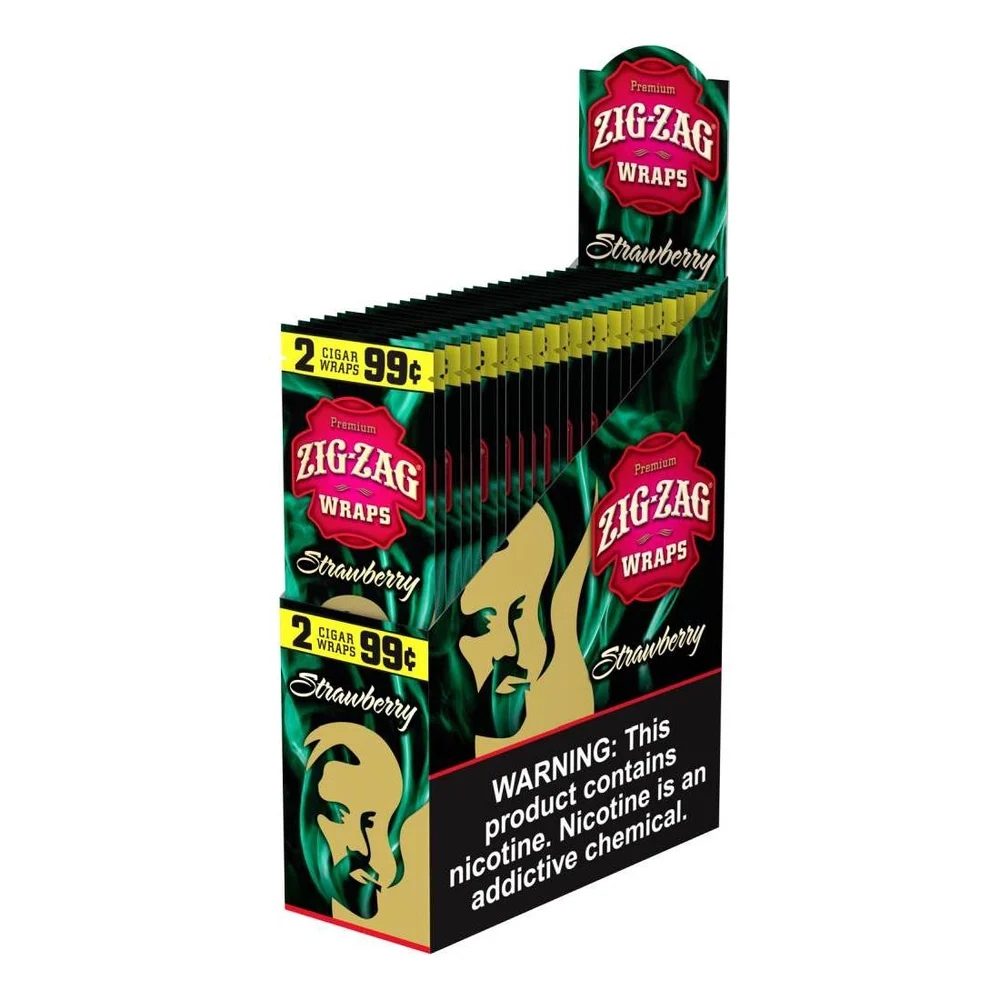 Zig Zag Cigar Wraps - Strawberry