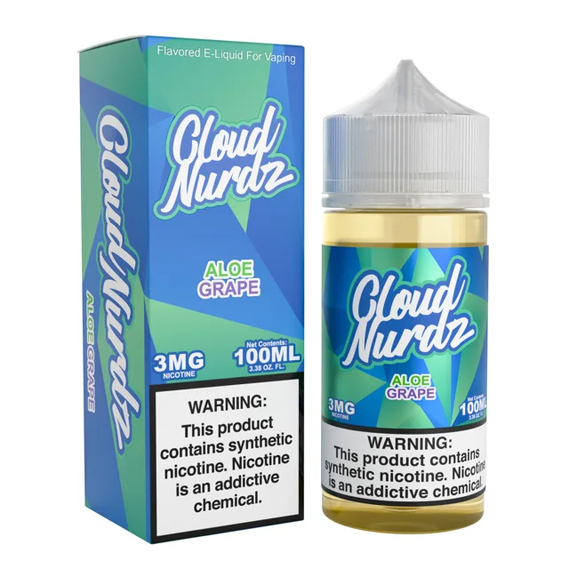 Cloud Nurdz Freebase 100mL — Aloe Grape