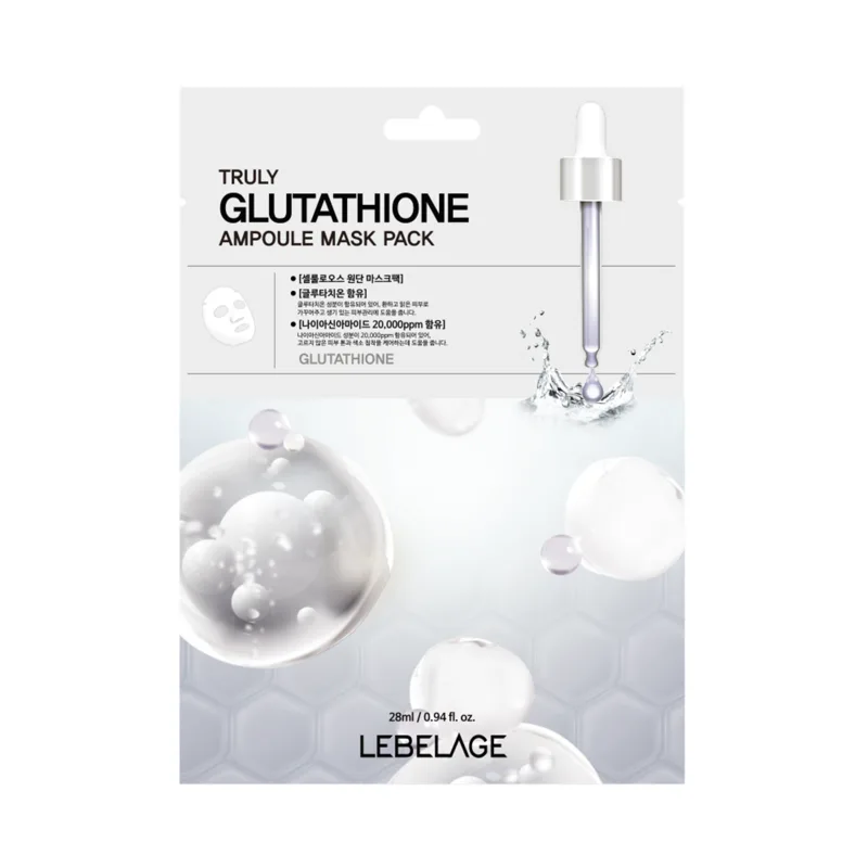 LEBELAGE - Truly Glutathione Ampoule Mask Pack