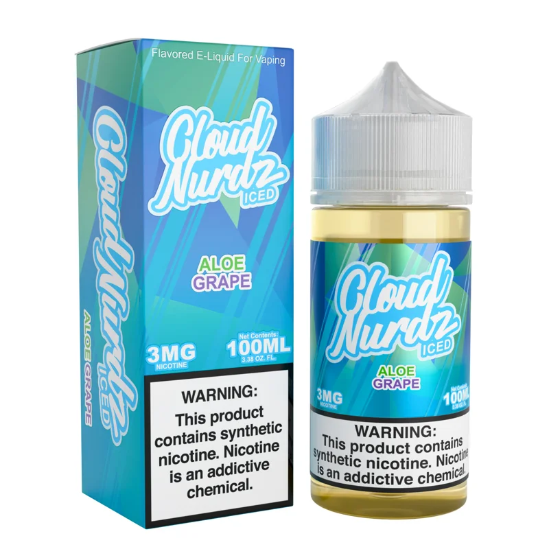 Cloud Nurdz Iced 100mL — Aloe Grape Iced