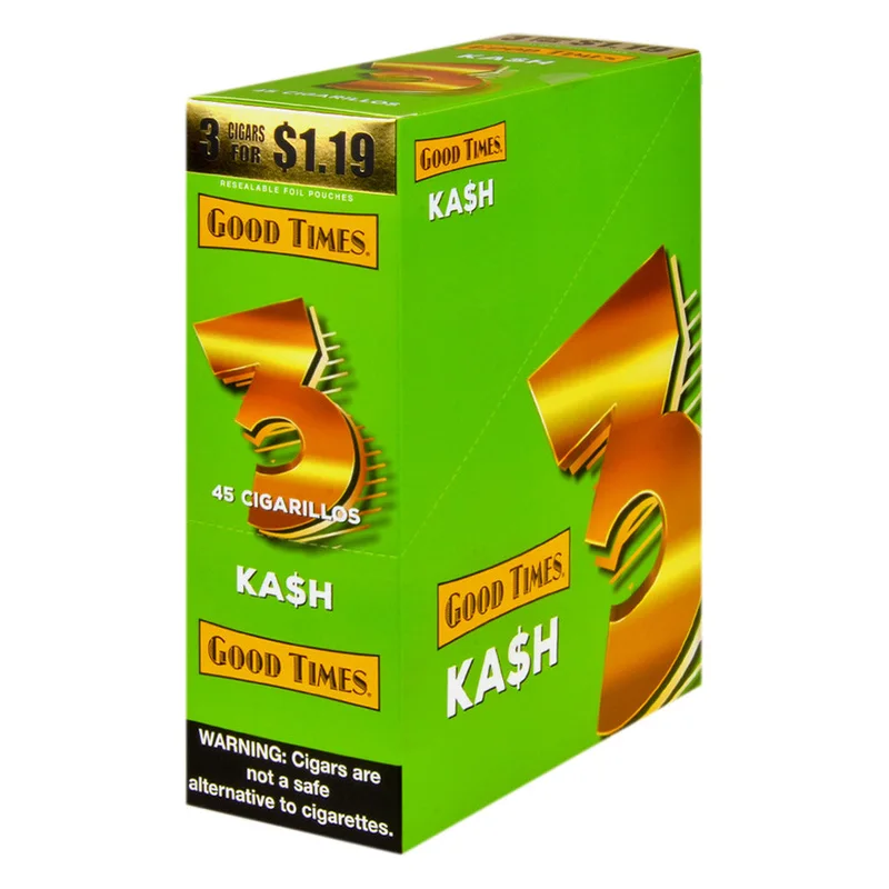 Good Times 45 Cigarillos 3 for $1.19 - Kash