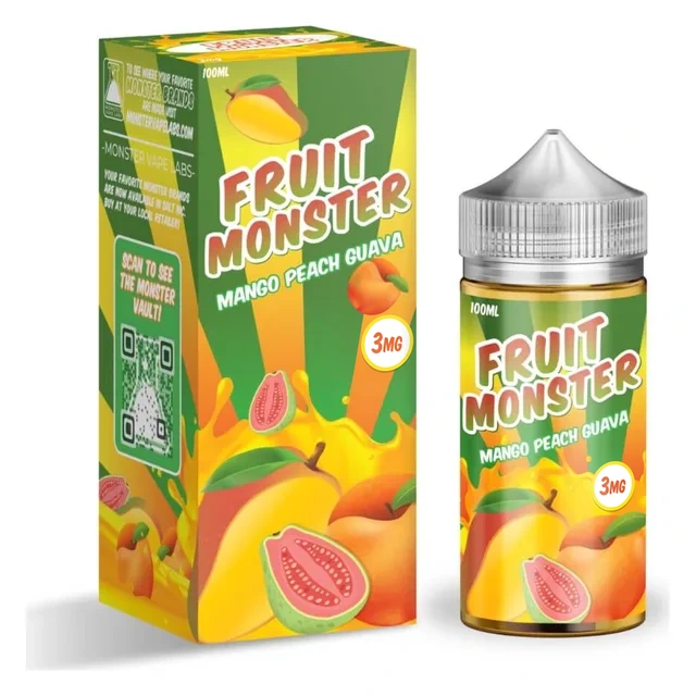 Monster Vape Labs 100mL - Fruit Monster Mango Peach Guava 3mg