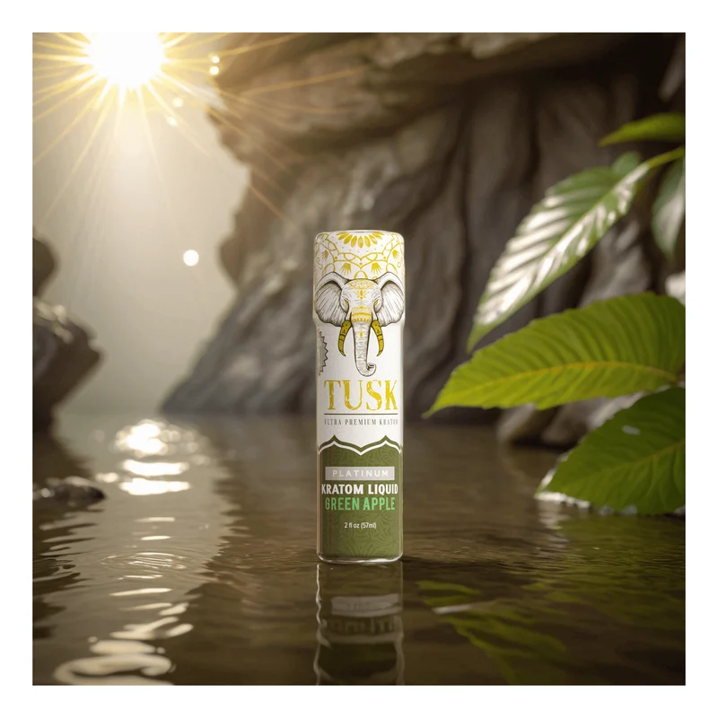 Tusk Kratom Tusk Platinum Shots 300mg — Green Apple