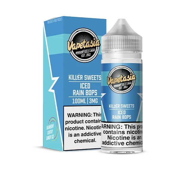 Vapetasia 100ml - Rain Bops ICED 3mg