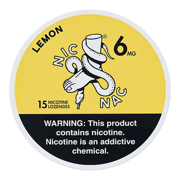 Nic Nac Natural Mints - 15ct Lemon 6mg