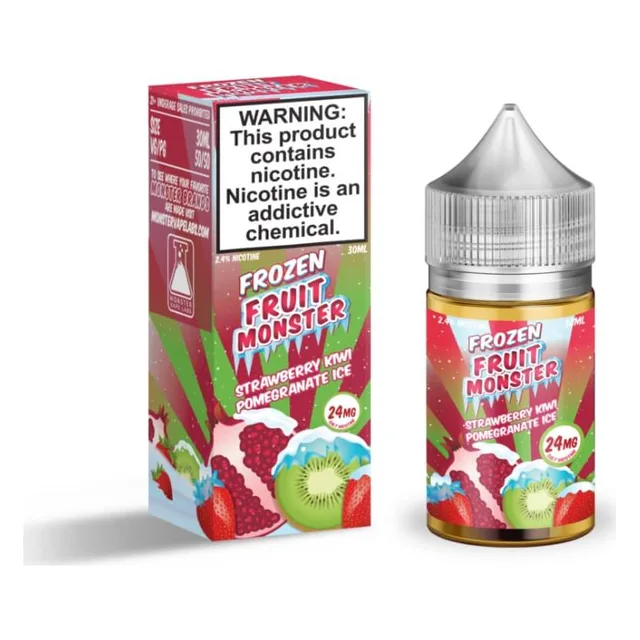 Monster Vape Labs 30mL - Frozen Fruit Monster Strawberry Kiwi Pomegranate Ice 24mg