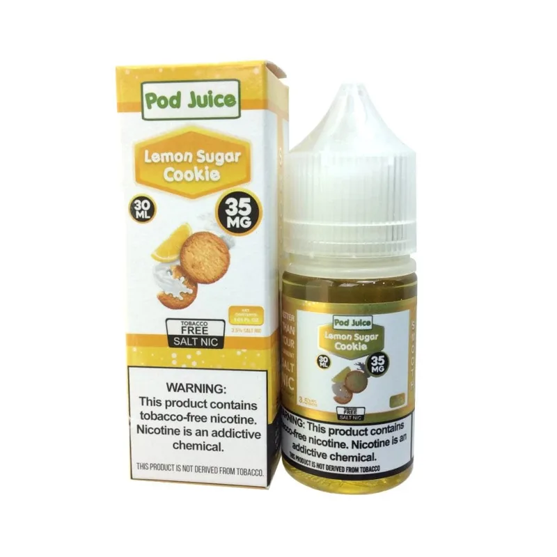 Pod Juice Salt 30ml - Lemon Sugar Cookie 55mg