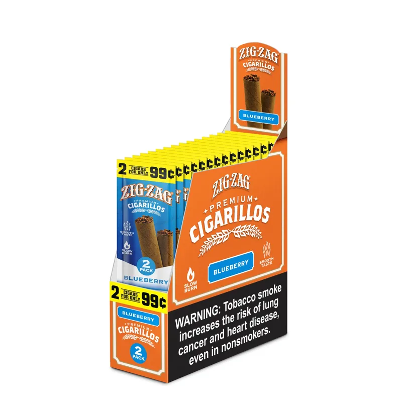 Zig Zag Premium 2-pack Cigarillos - Blueberry