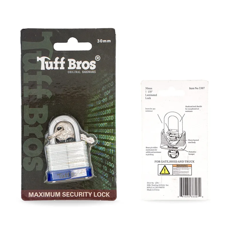Tuff Bros - Padlock Laminated 30mm