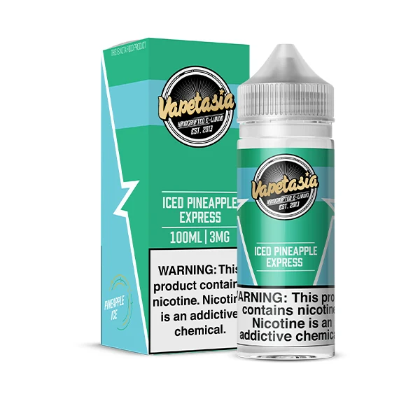 Vapetasia 100ml - Pineapple Express ICED 3mg